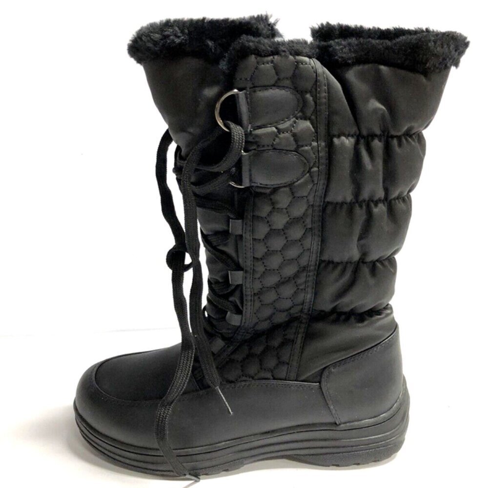 Tundra Women's Callie Snow Boots Black, Size 7 M